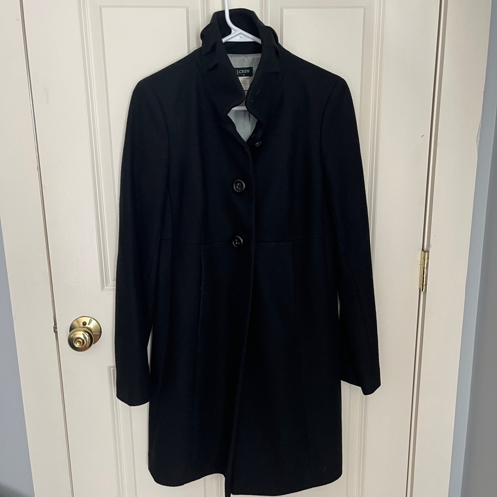 J. Crew Gray Wool Blend Coat
